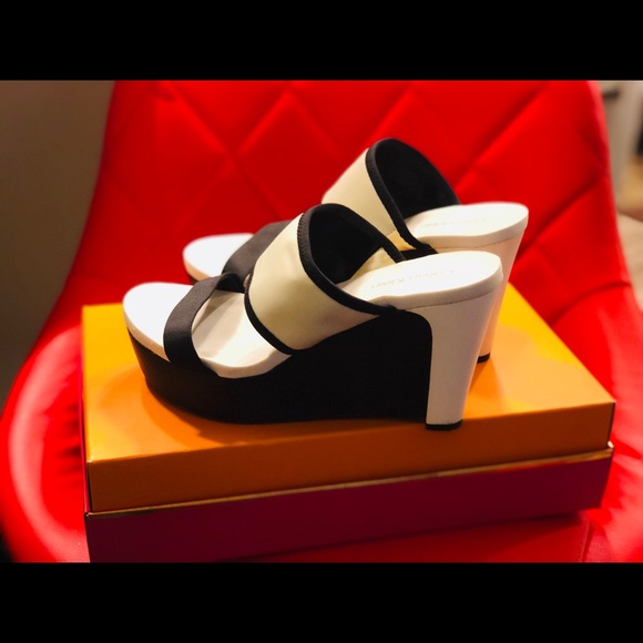 Calvin Klein Wedge Sandals - Picture 4 of 6